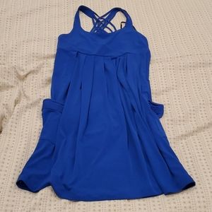 Calvin Klein bright blue party dress